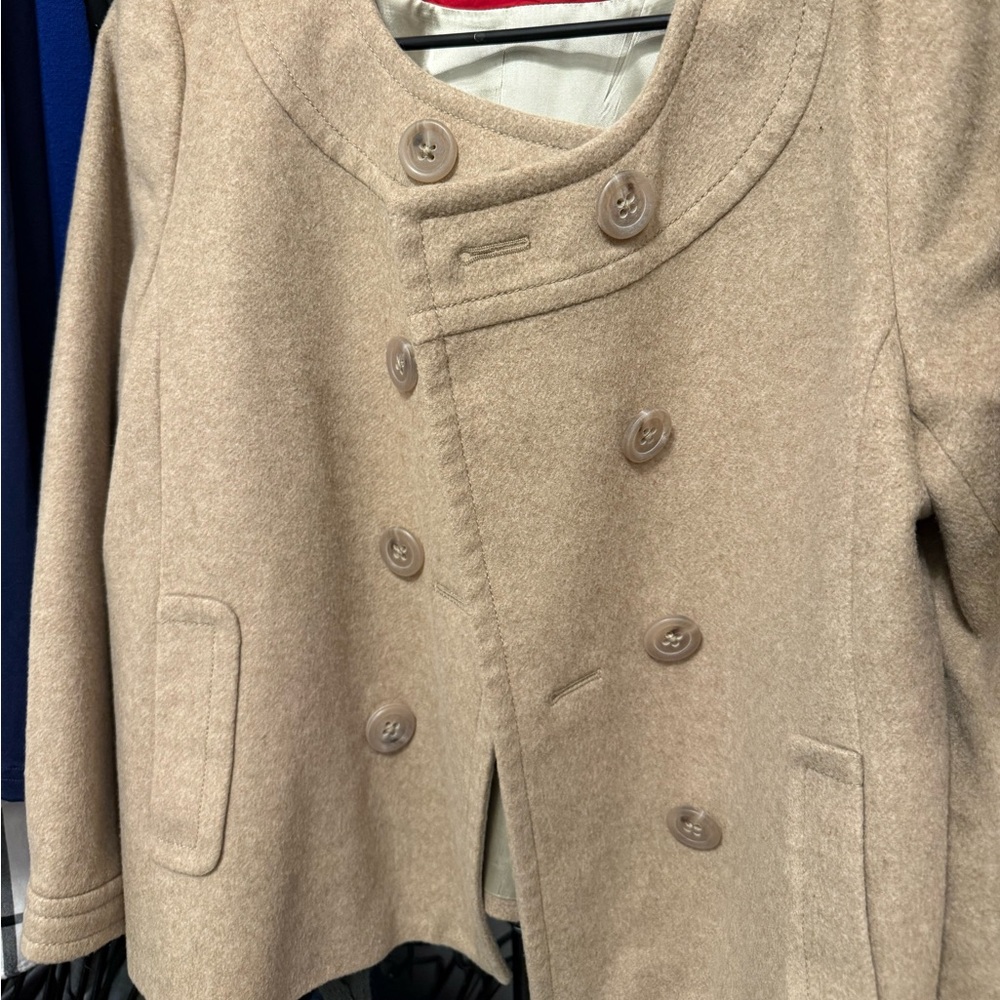 J. Crew Tan Double-Breasted Blazer